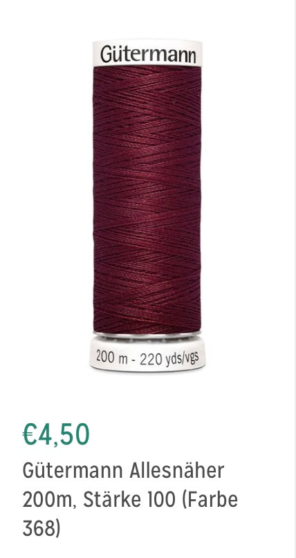Allesnäher 200m Farbe 368