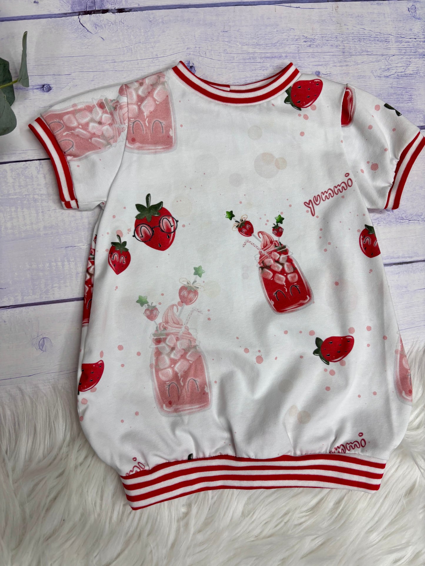 BALLONKLEID kurzarm Gr.62/68