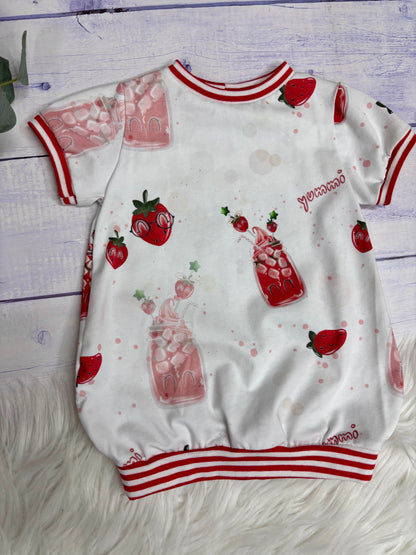 BALLONKLEID kurzarm Gr.62/68