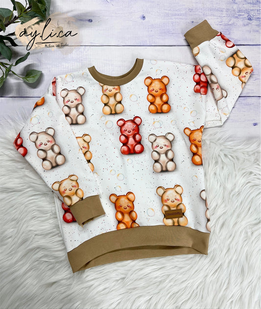 SWEATER GUMMIBÄRCHEN GR.116