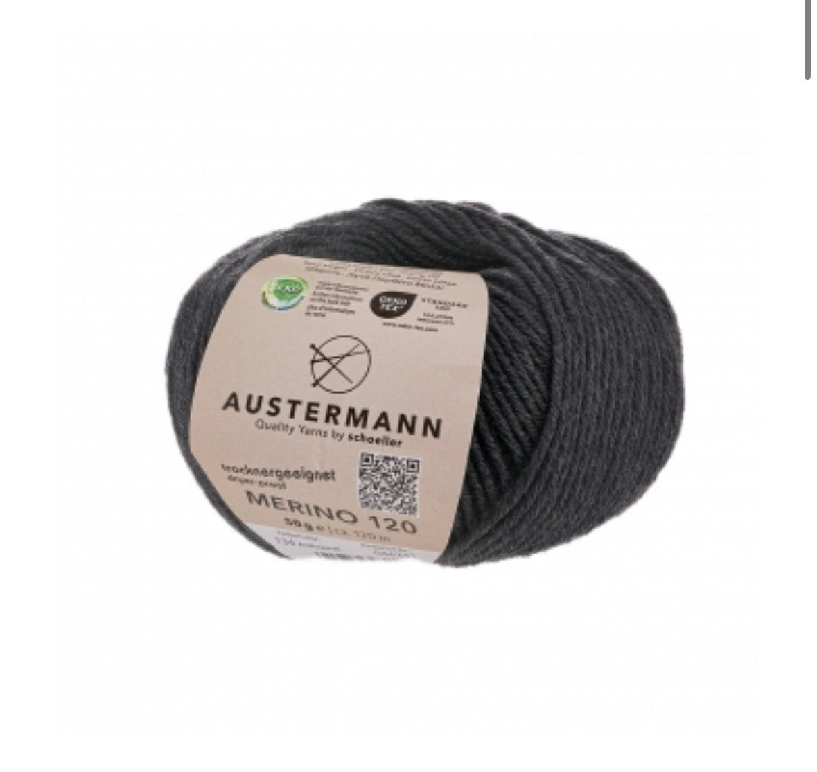 Merino 120 Austermann | 134 anthrazit