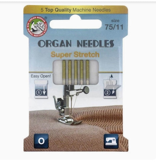Super-Stretch- Nähmaschinenadeln – Organ Needles