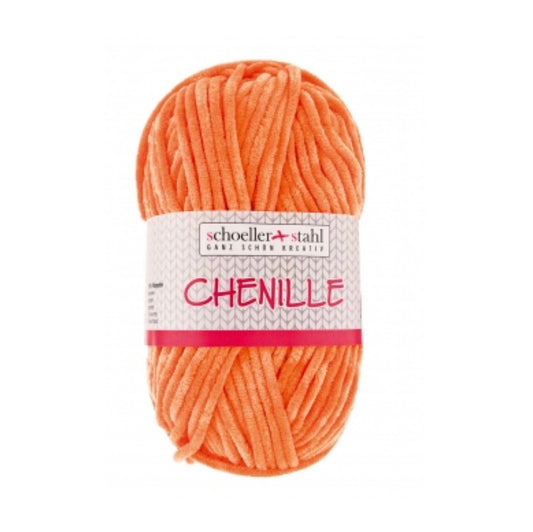 CHENILLE WOLLE orange