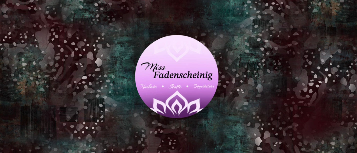 ALLOVER „SKULLIANNA“ Bio-French Terry MissFadenscheinig