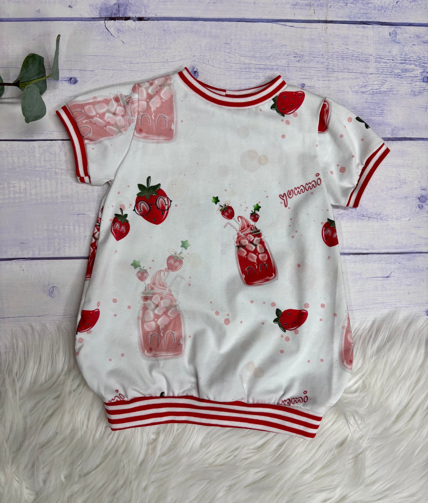 BALLONKLEID kurzarm Gr.62/68