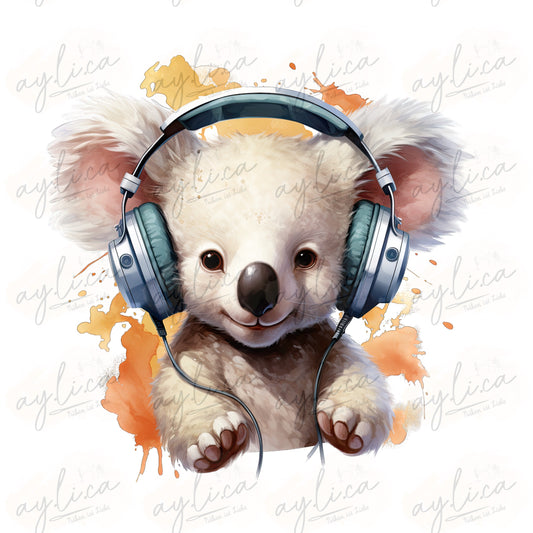 BÜGELBILD MUSIC-KOALA