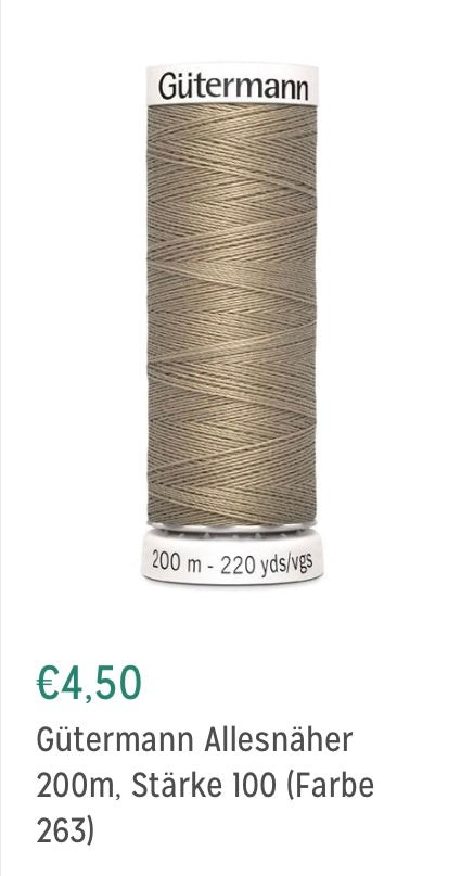 Allesnäher 200m Farbe 263