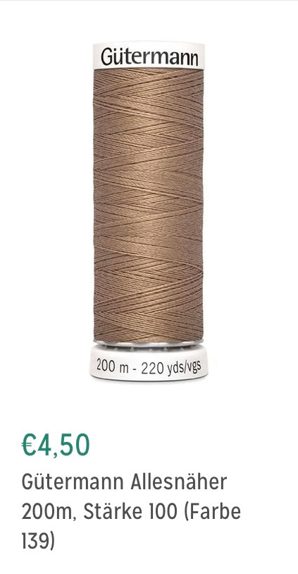 Allesnäher 200m Farbe 139