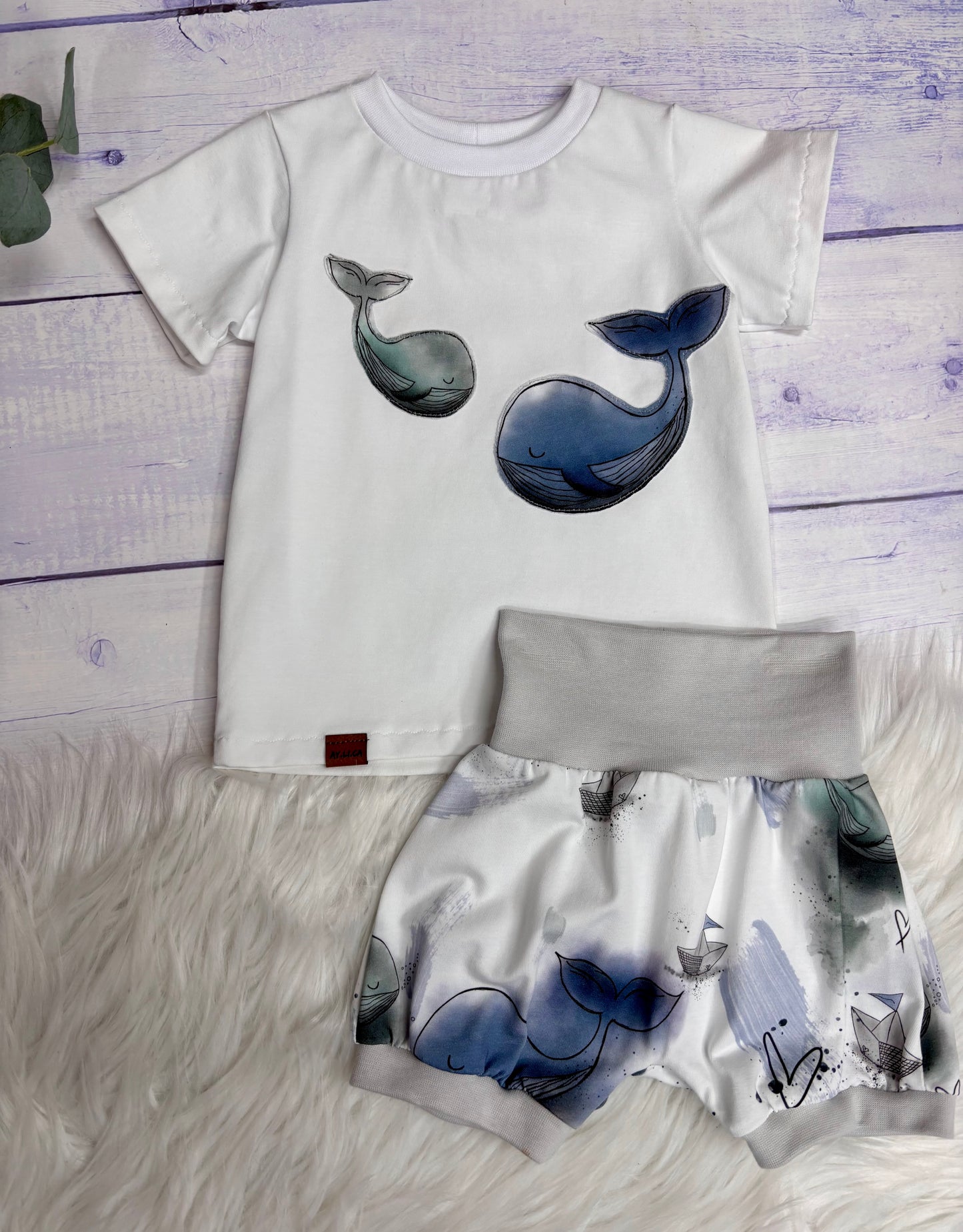 SET T-Shirt & kurze Pumphose Gr.80