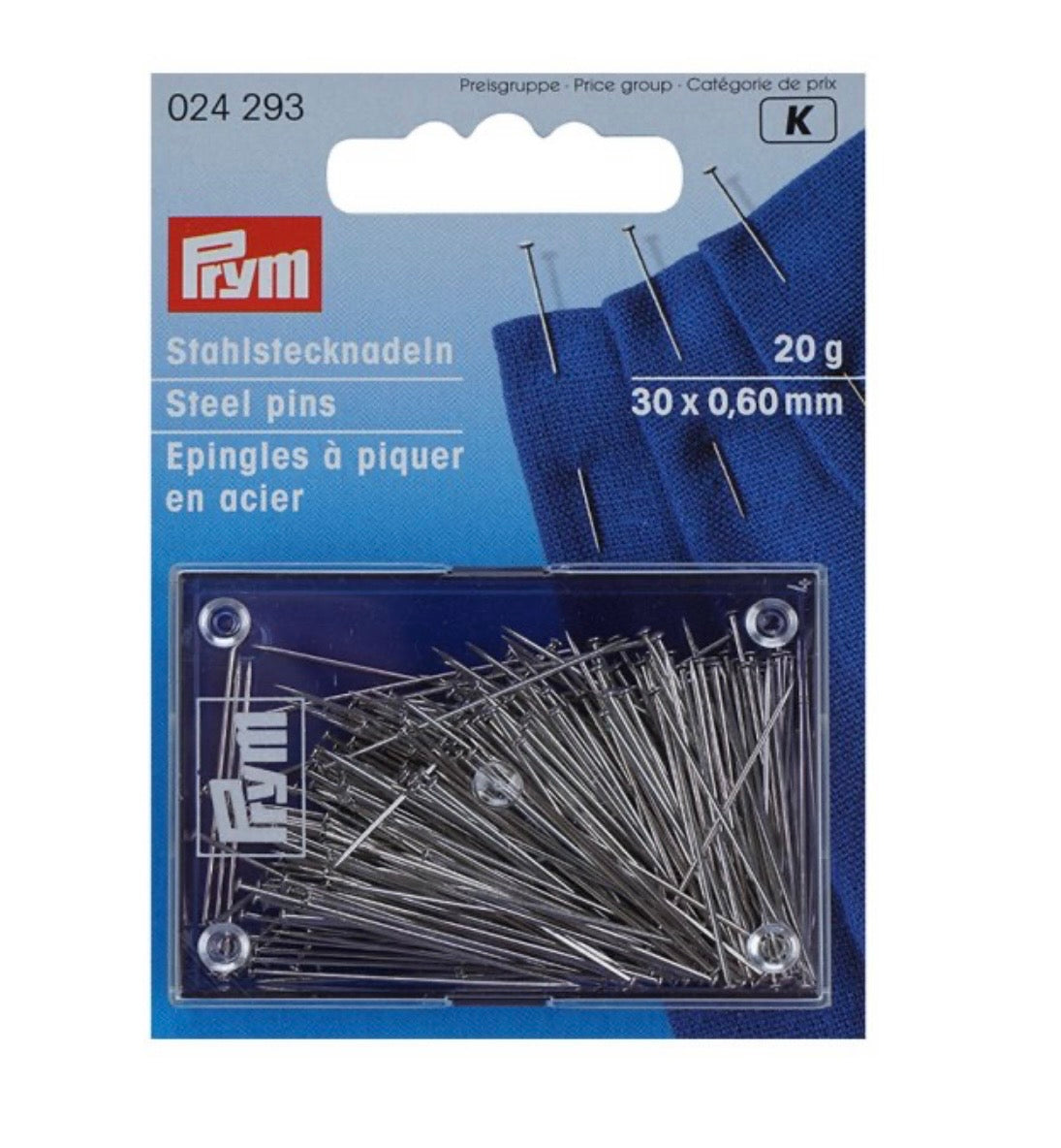 Prym Stahlstecknadeln (30 x 0,60 mm/ 20g)
