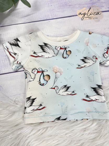 NEWBORN T-SHIRT HOMECOMING BLAU GR.56
