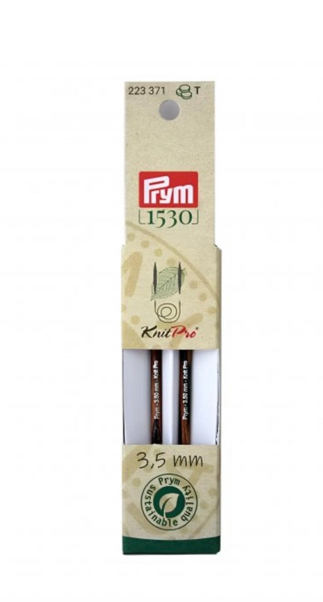 Prym Rundstricknadelspitzen kurz Natural (Stärke 3,5/ 8,7cm)