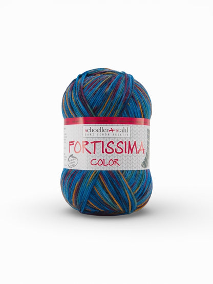 Fortissima bunte 4-fach Sockenwolle | Farbe