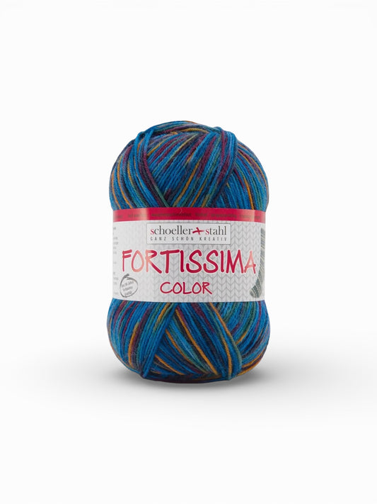 Fortissima bunte 4-fach Sockenwolle | Farbe