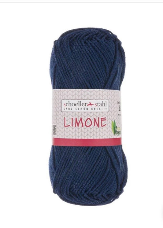 LIMONE 50g Baumwollgarn / marine