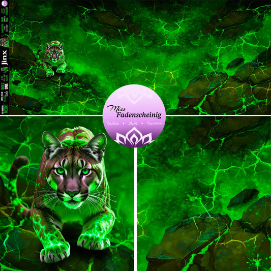 PANEL „PANTHERA“ Bio-French Terry MissFadenscheinig