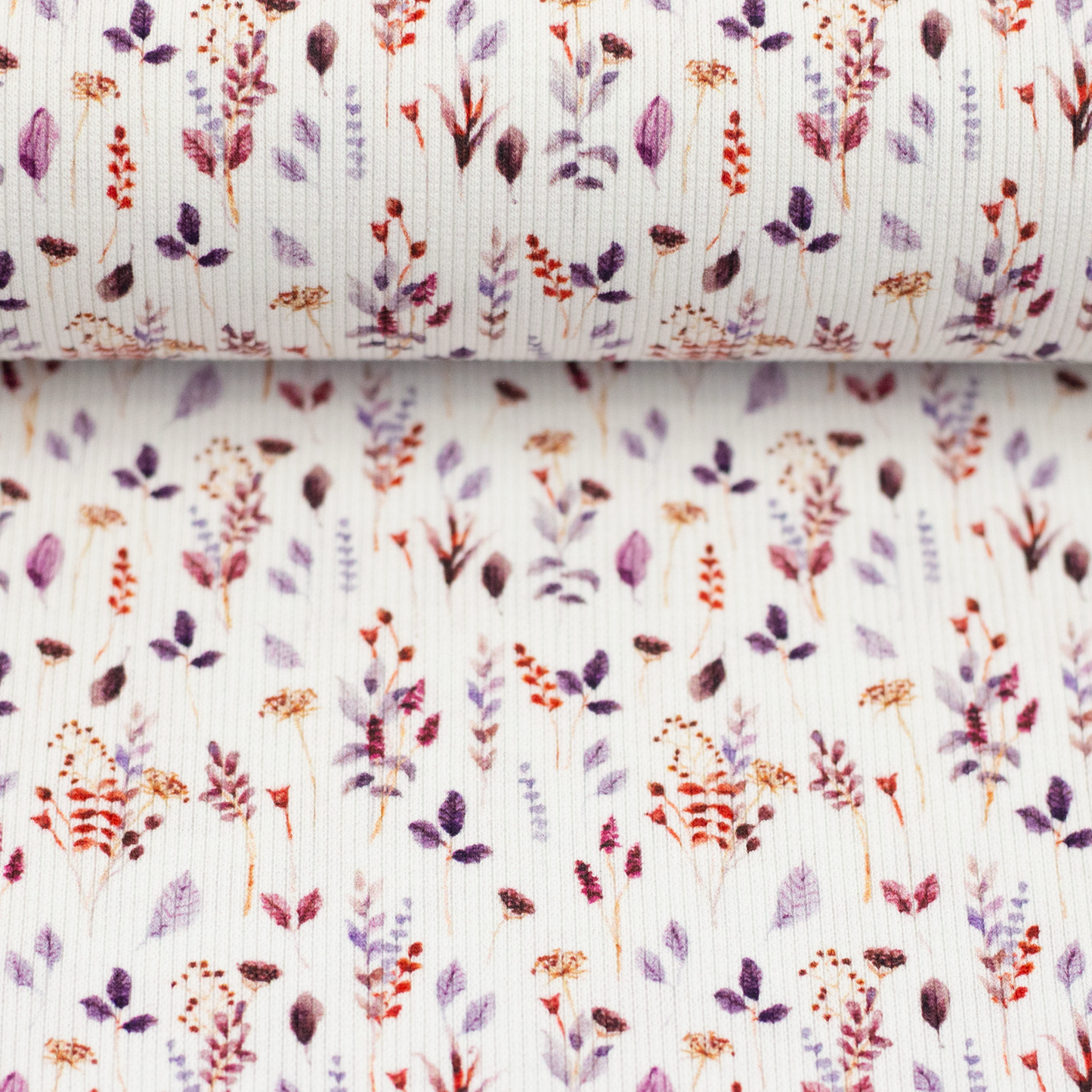 Rippjersey FLOWERS by Swafing