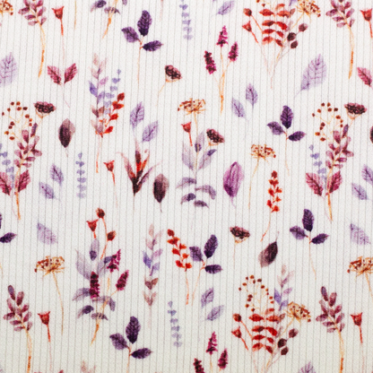 Rippjersey FLOWERS by Swafing
