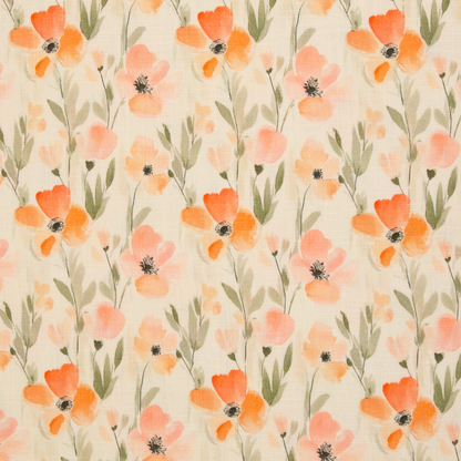 Musselin FLEUR by Swafing