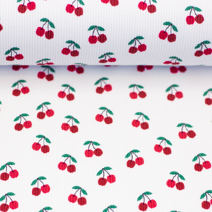 Rippjersey CHERRY by Swafing