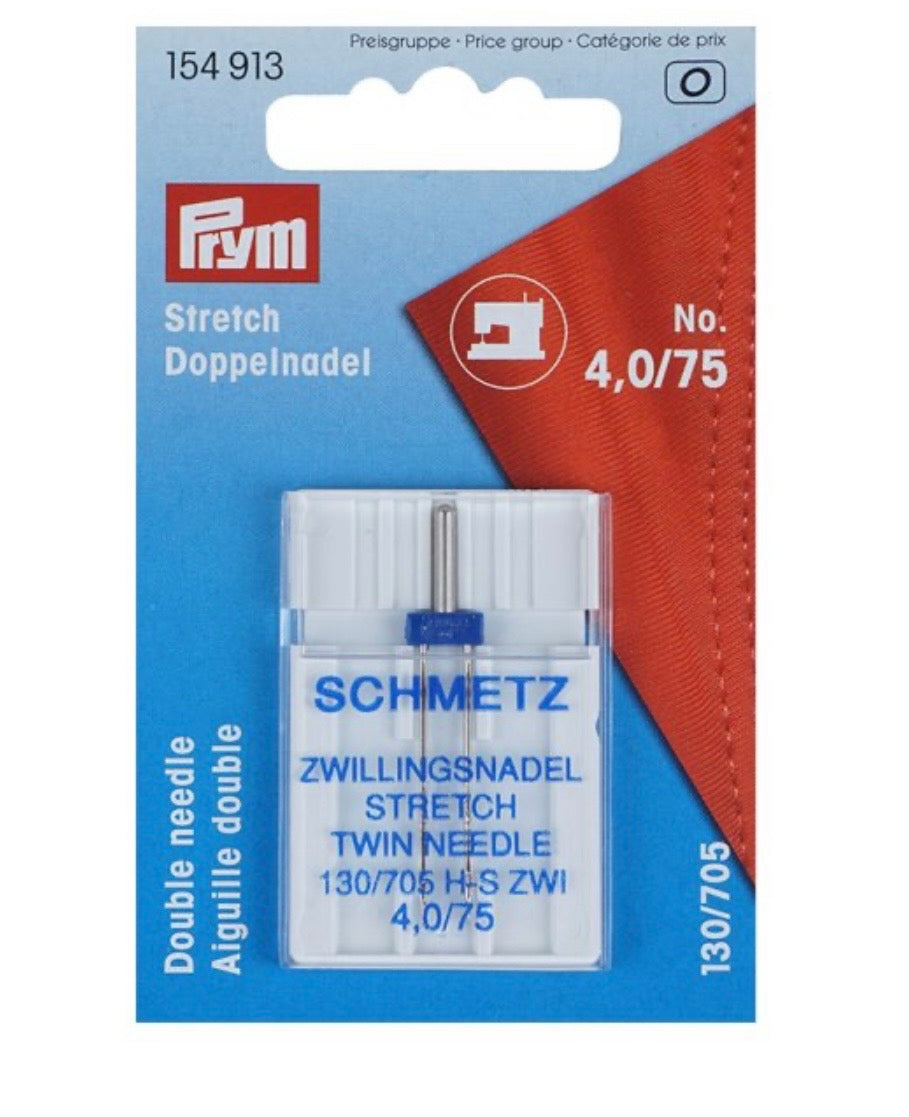 Prym Doppel-Stretch 4,0/75/System 130/705H-S ZWI/1 Nadel
