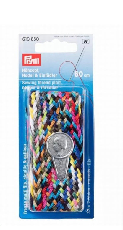Prym Nähzopf (mit Nadel & Einfädler/ Fädenlänge 60 cm)