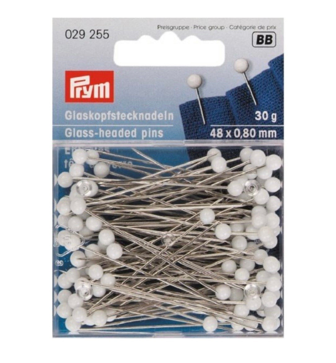 Prym Glaskopfstecknadeln( 48x0,80mm/30g )