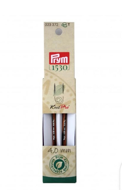 Prym Rundstricknadelspitzen kurz Natural (Stärke 4,0 / 8,7 cm Länge)