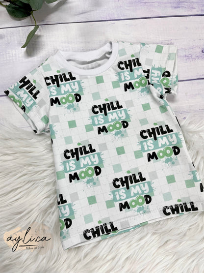 T-SHIRT CHILL IS MY MOOD GR.86
