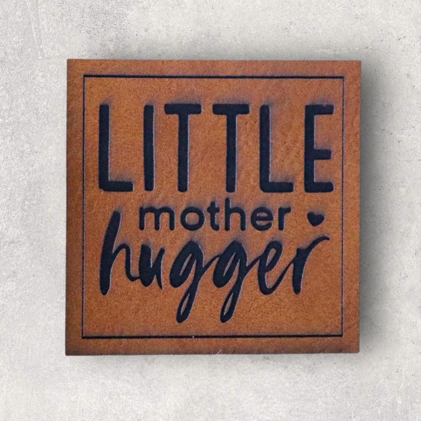 Kunstlederlabel LITTLE MOTHER HUGGER