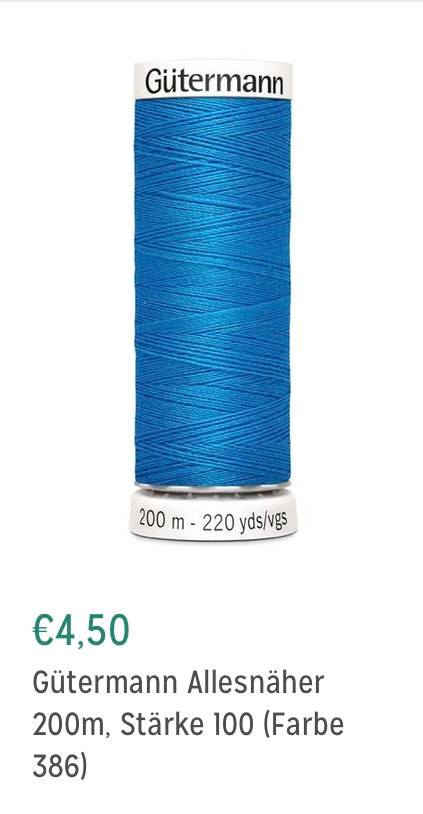 Allesnäher 200m Farbe 386