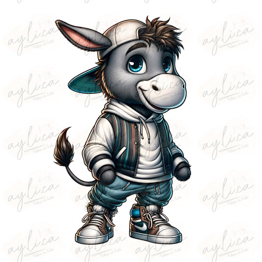 BÜGELBILD STREETWEAR ESEL