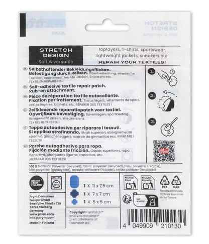 Prym Rub-On Patch STRETCHDESIGN (3 Stück/Jeans