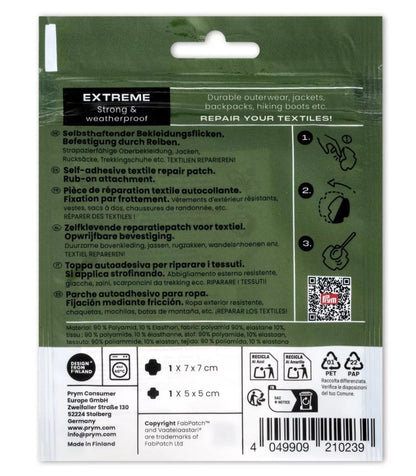 Prym Rub-On Patch EXTREME (2 Stück / schwarz)