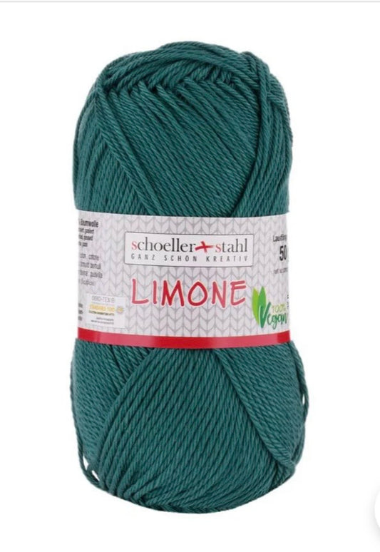 LIMONE 50g Baumwollgarn / ozean