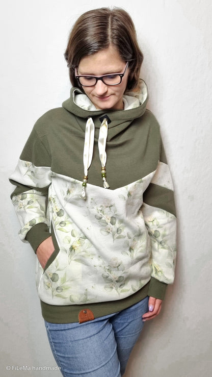 WAFFELJERSEY - CLARISSA VON SWAFING rauchblau