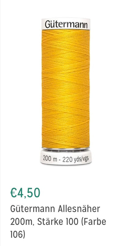 Allesnäher 200m Farbe 106