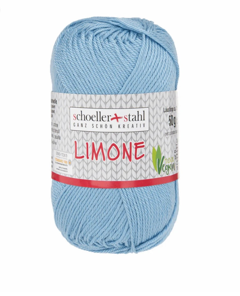 LIMONE 50g Baumwollgarn / fjord