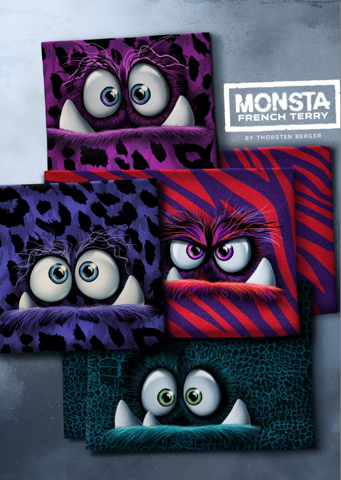 Panel MONSTA French Terry by Thorsten Berger
