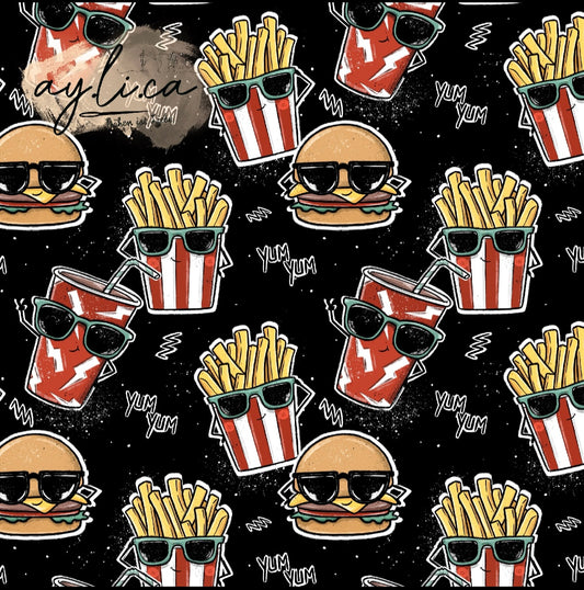 BURGER, POMMES… Jersey exklusiv