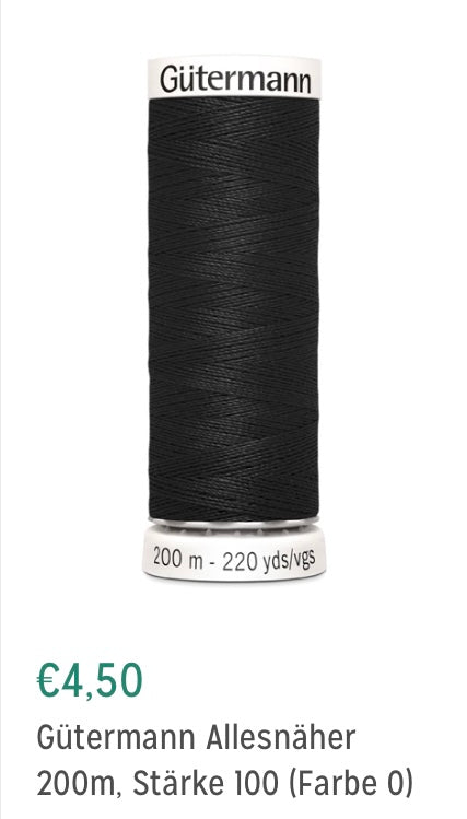 Allesnäher 200m Farbe 0