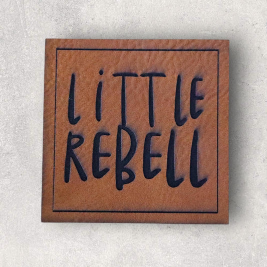 Kunstlederlabel LITTLE REBELL