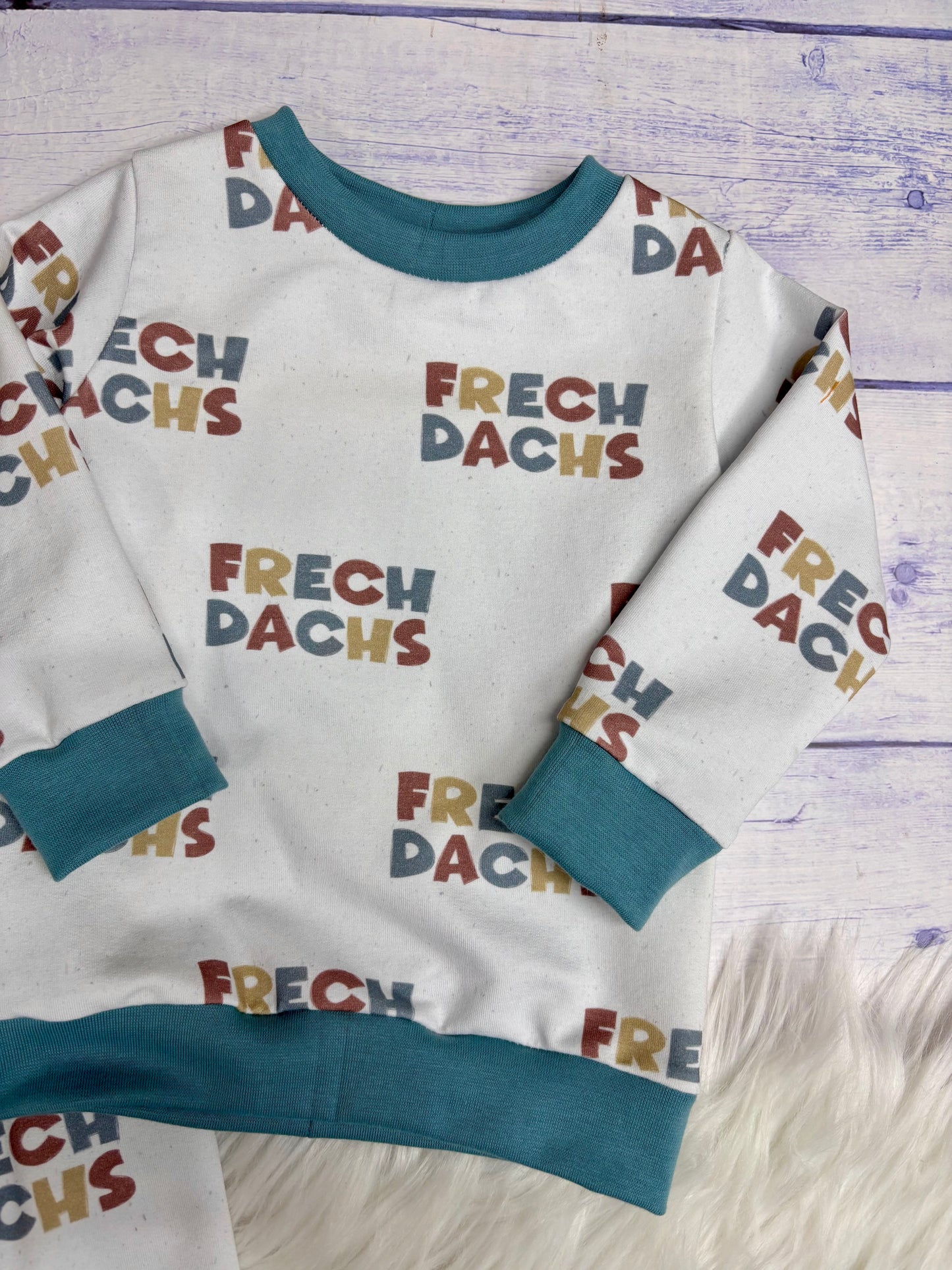 SET Sweater & Pumphose Frechdachs Gr.74/80