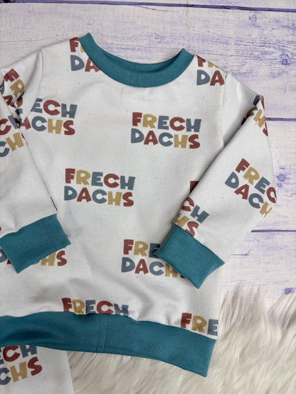 SET Sweater & Pumphose Frechdachs Gr.74/80