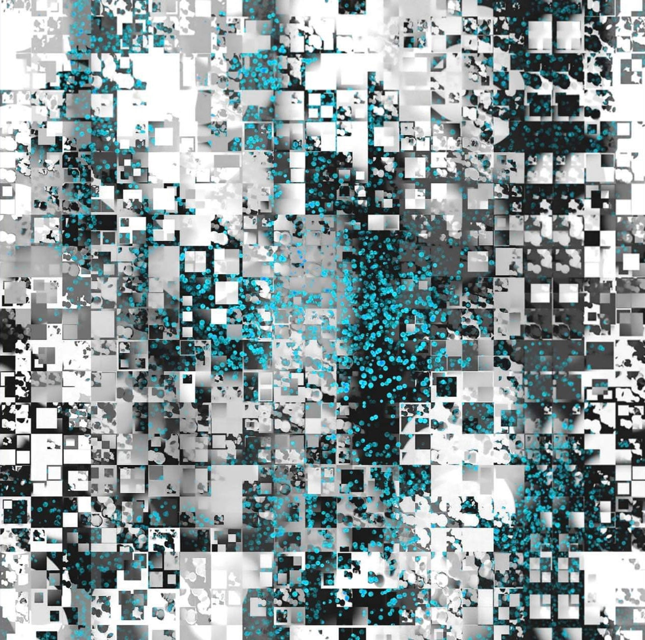 PIXELS in 8 Farben!! French Terry