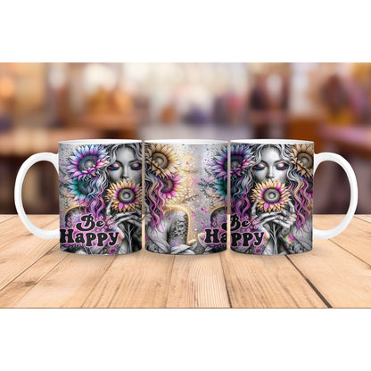 Tasse WOMAN „Be happy“