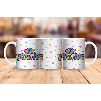 Tasse „Be positive“