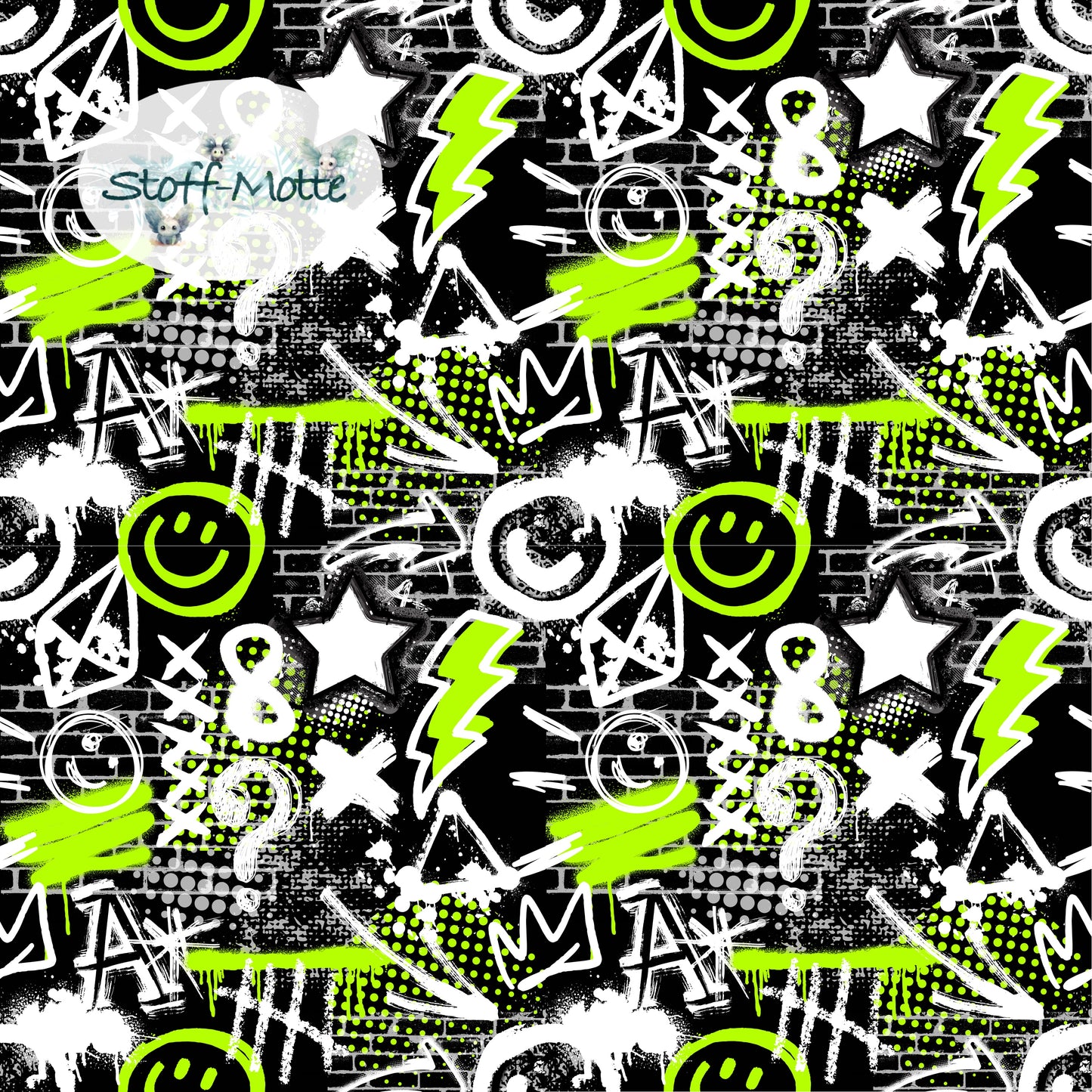 NEON GRAFITTI in 3 Farben KL