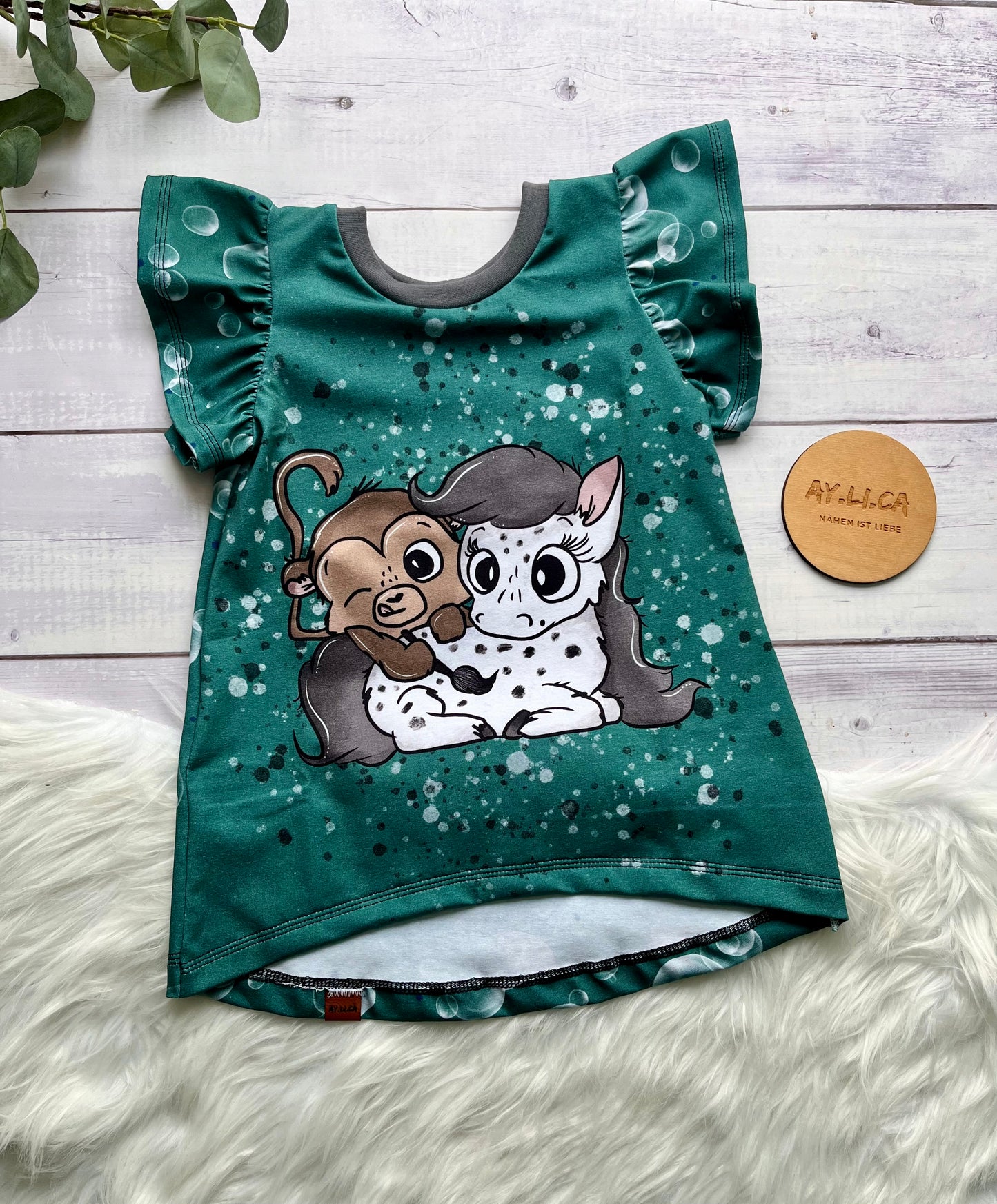 T-Shirt PONY GRÜN Gr.116