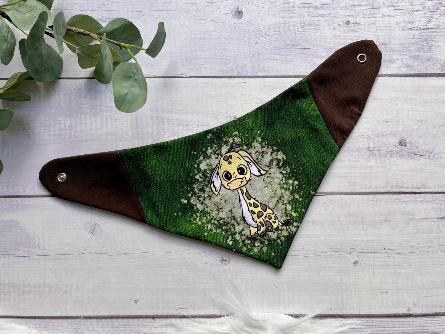 Halstuch GIRAFFE GRÜN onesize